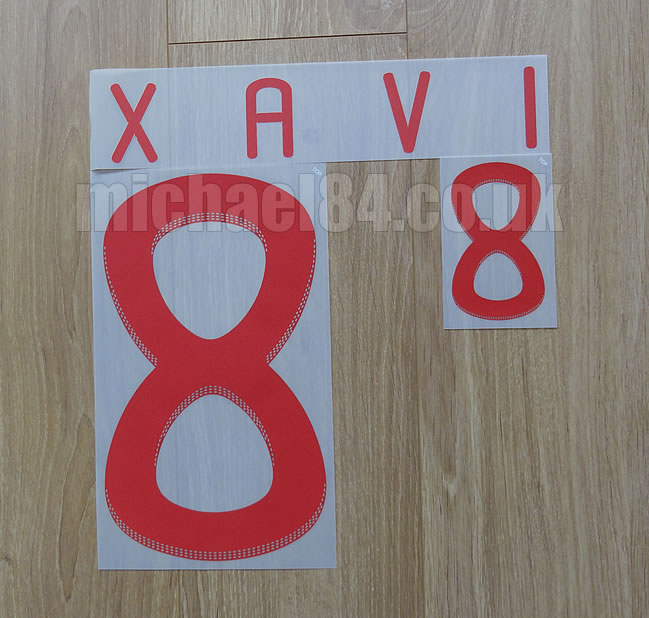 xavi8numberandname