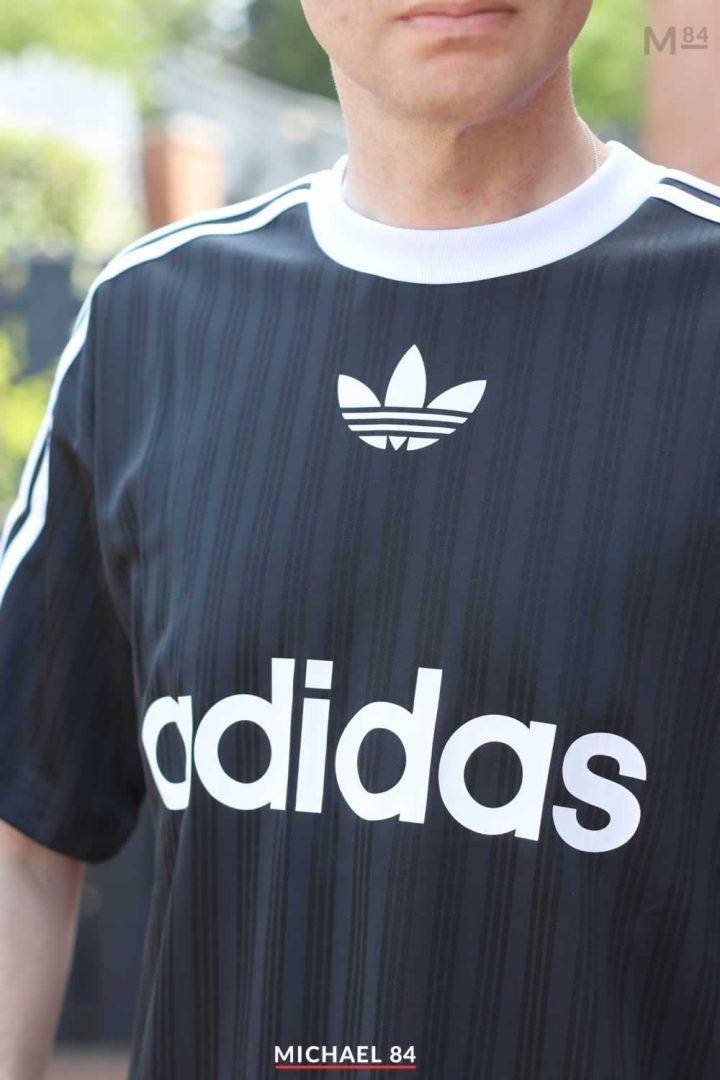 Close Up Of The Adidas Adicolor T Shirt