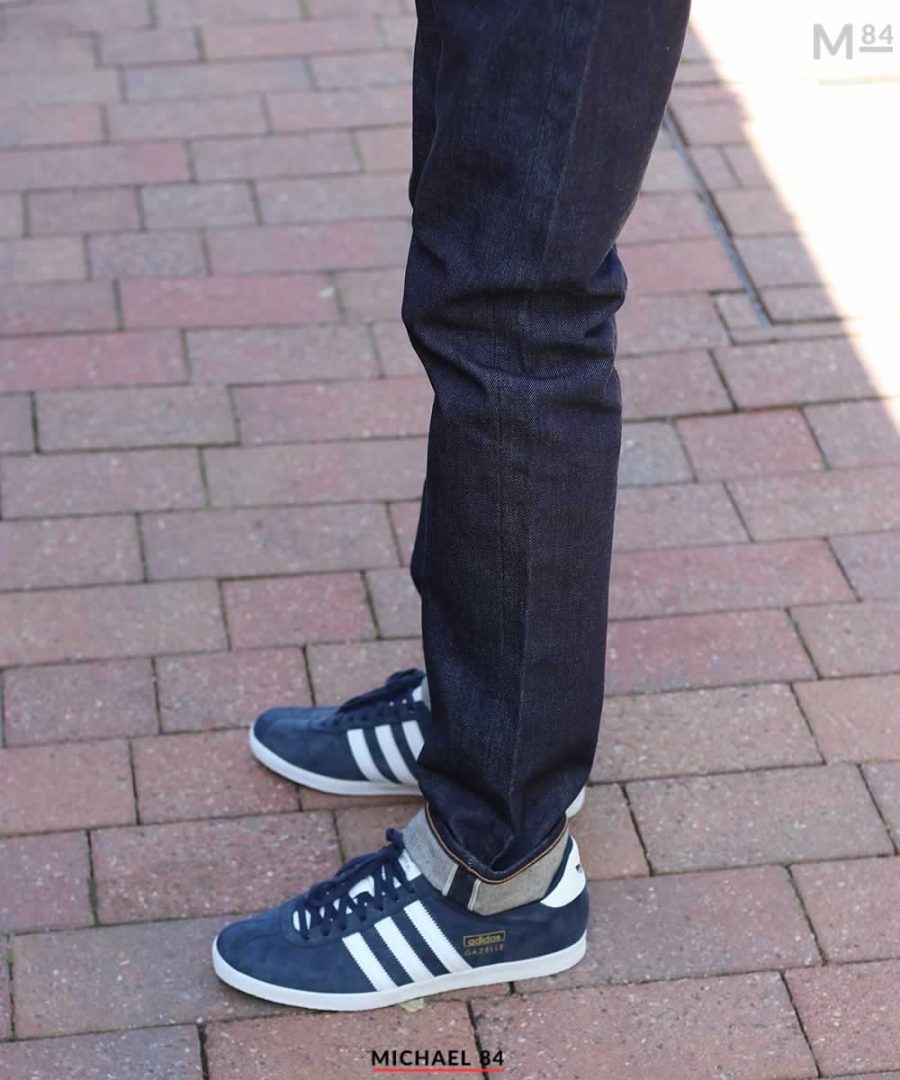 Adidas Gazelle Trainers Levi's Jeans Outfit