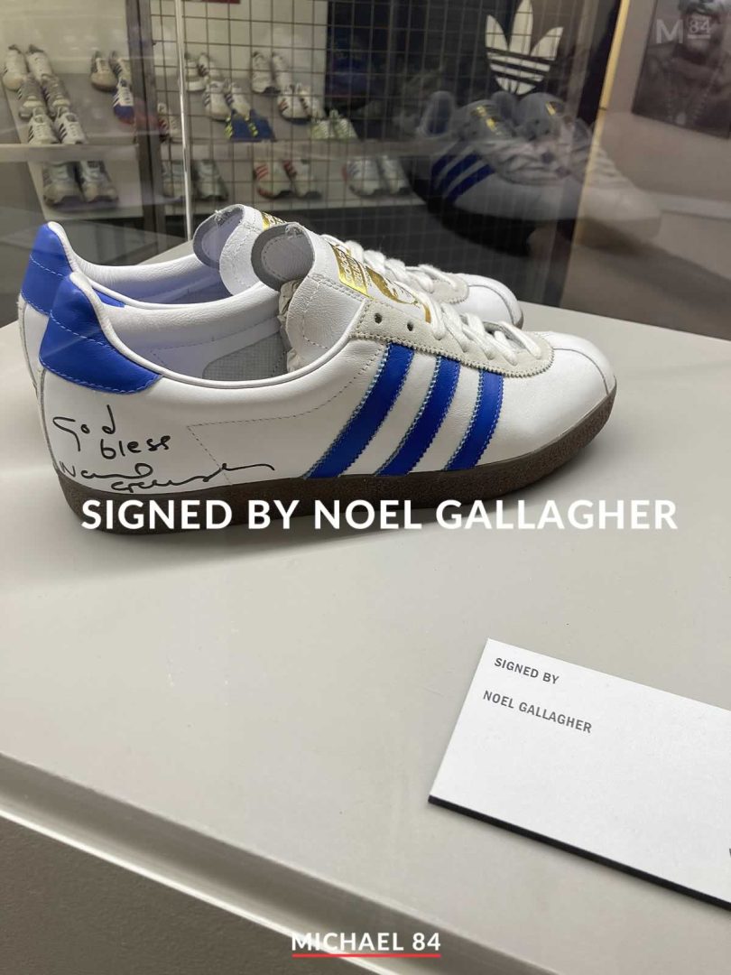 Adidas Originals Trainers Signed By Noel Gallagher