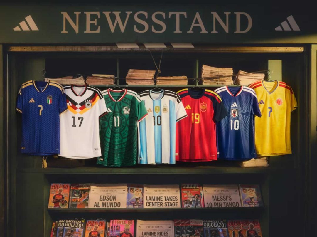 The full collection of Adidas World Cup Shirts