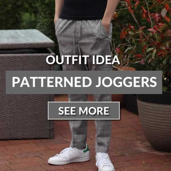 Outfit Idea - Men's Patterned Joggers