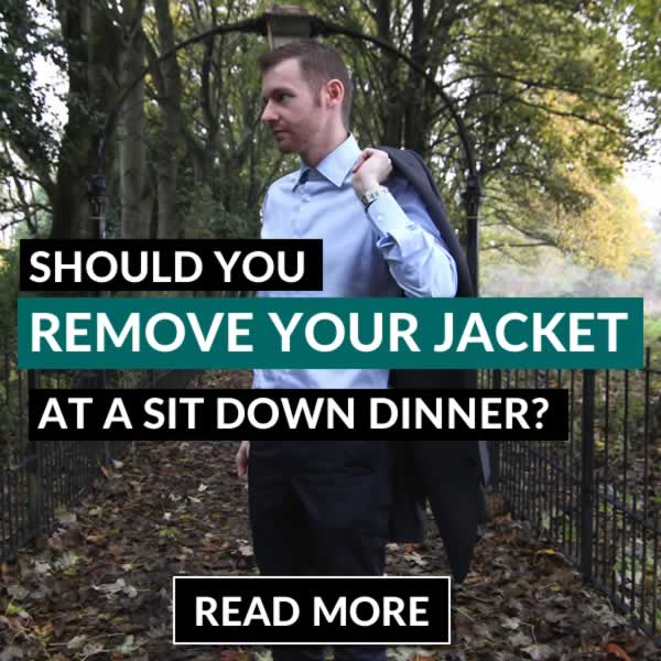 Should you remove your jacket at dinner? Your questions answered