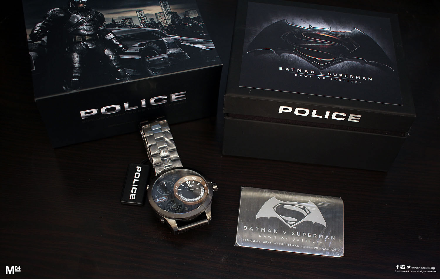 Batman V Superman Dawn Of Justice Limited Edition Police Watches | Michael  84