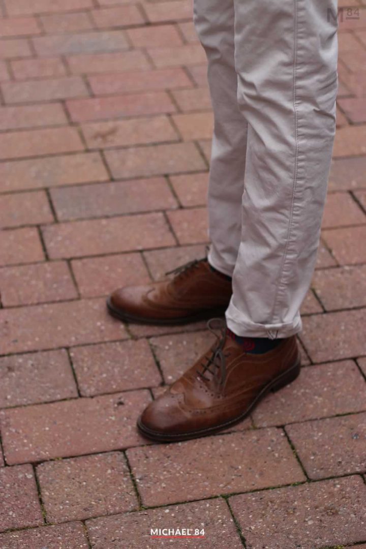 Brown Cardigan & Beige Chinos Outfit - Muted Colours For Autumn