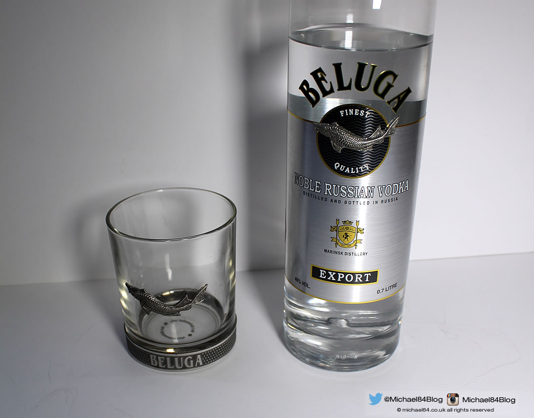 Beluga Noble Russian Vodka With Glass