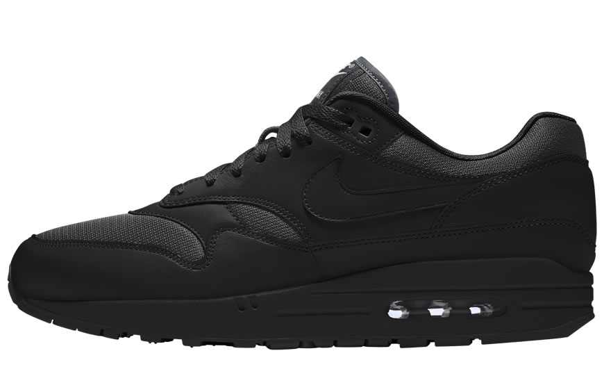 mens all black trainers cheap