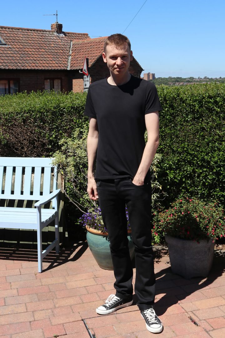 black shirt outfit for mens