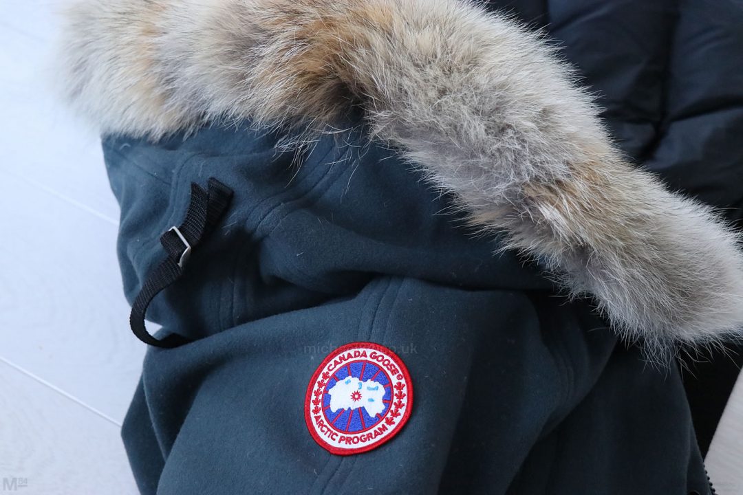 Close up of the Chilliwack bomber by Canada Goose