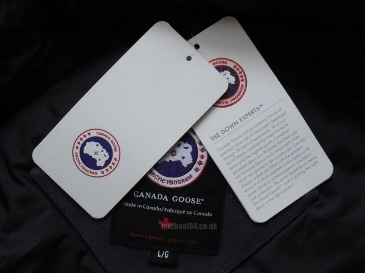 Canada goose 2024 coat tag