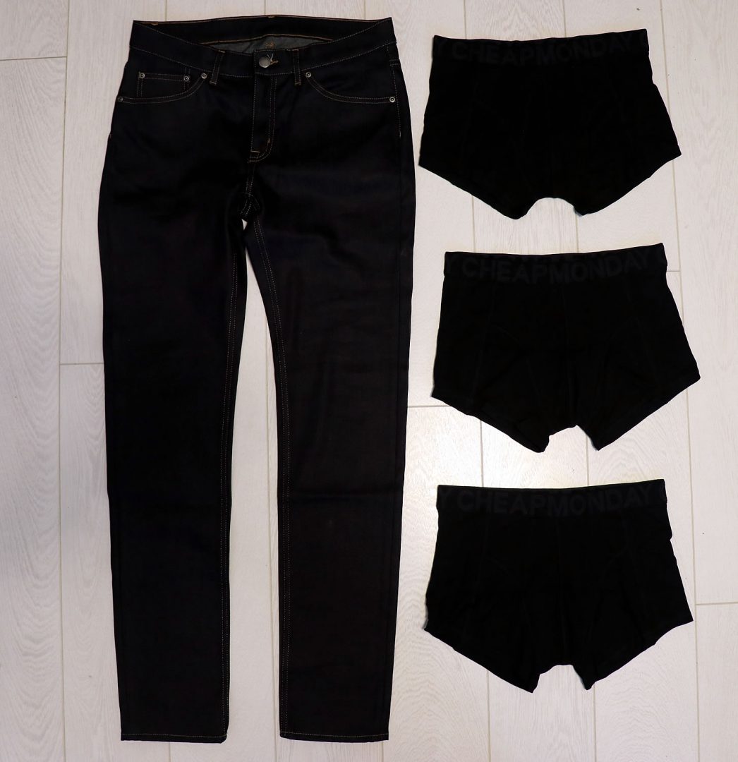 Cheap Monday Sonic Jeans with Boxer Shorts