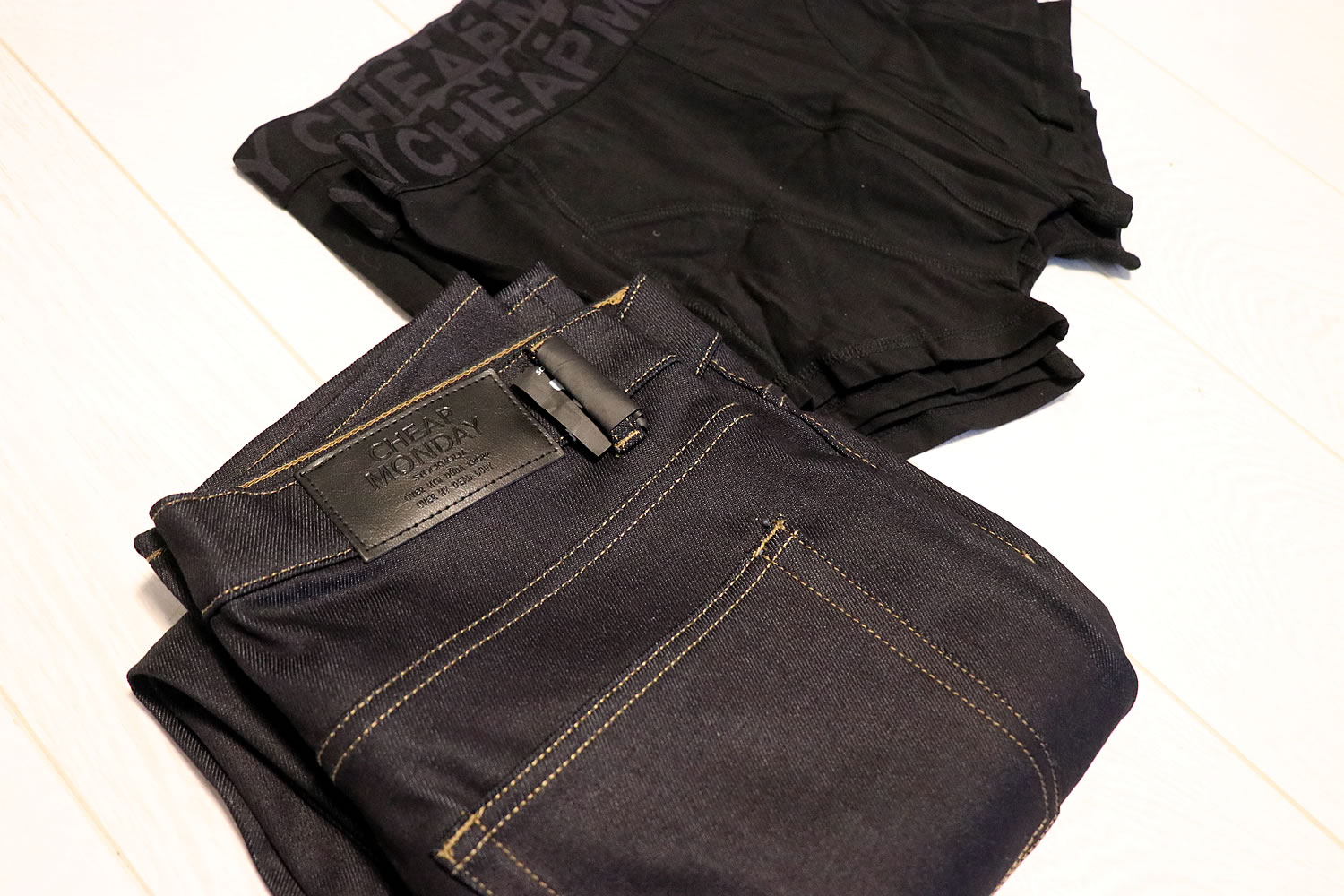 Cheap Monday Vintage Tight Weekday Blue Jeans Waist... - Depop