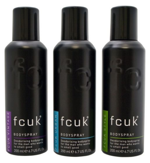 FCUK Body Spray Collection