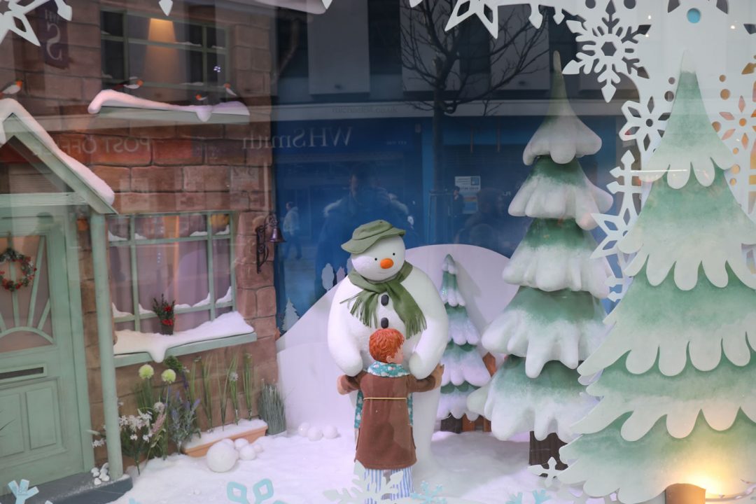 Fenwick Window 2018 - The Snowman - Scene 8