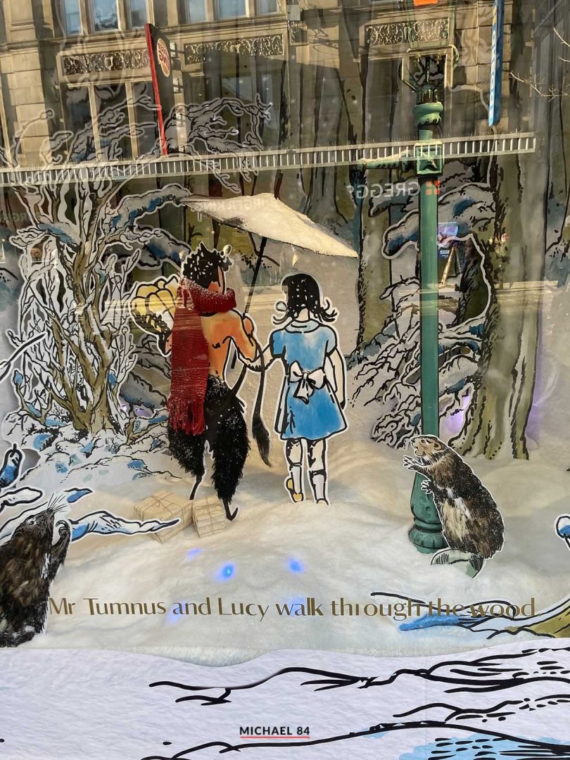 Fenwick Christmas Window 2023 - Window 1