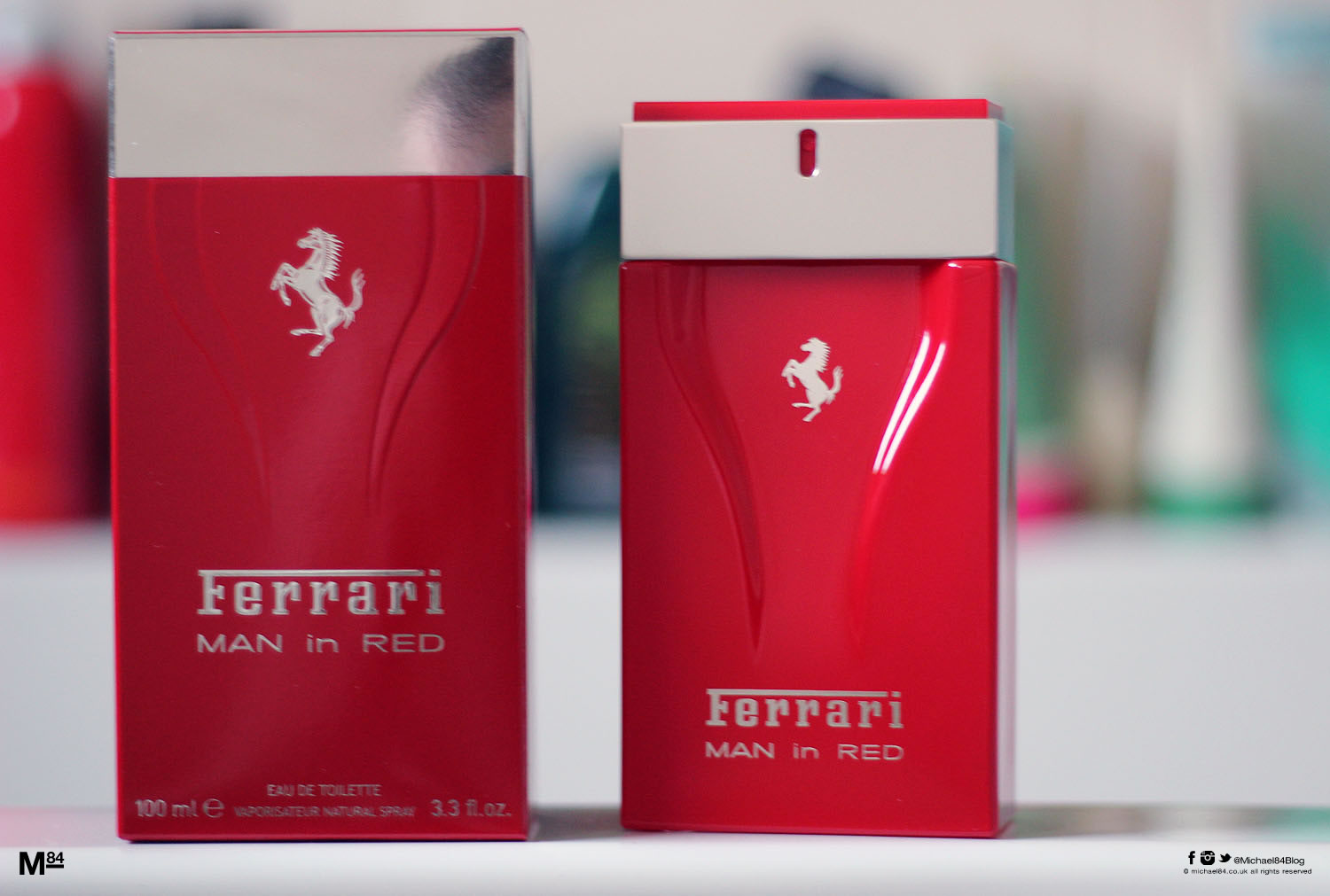 ferrari man in red eau de toilette