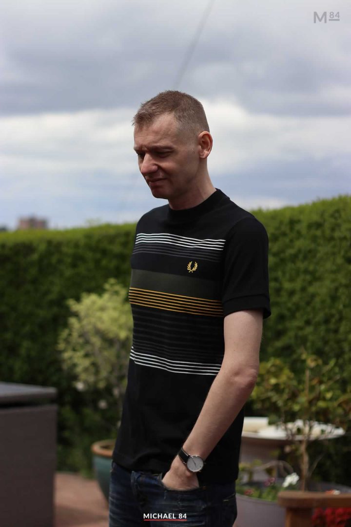 Fred Perry Black stripes T-Shirt Review