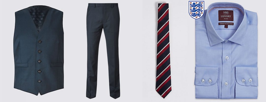 Get The Gareth Southgate Style - Waistcoat, trousers and tie