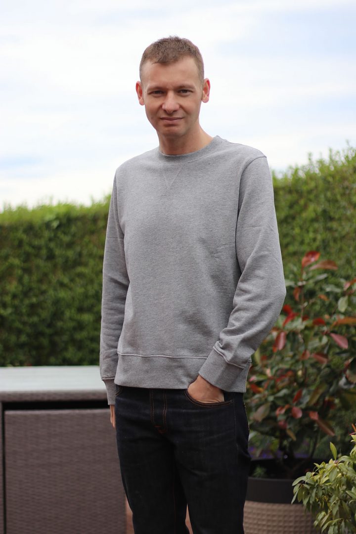 ARKET Sweatshirt Review - Men's Gray Loopback Sweatshirt by Michael 84