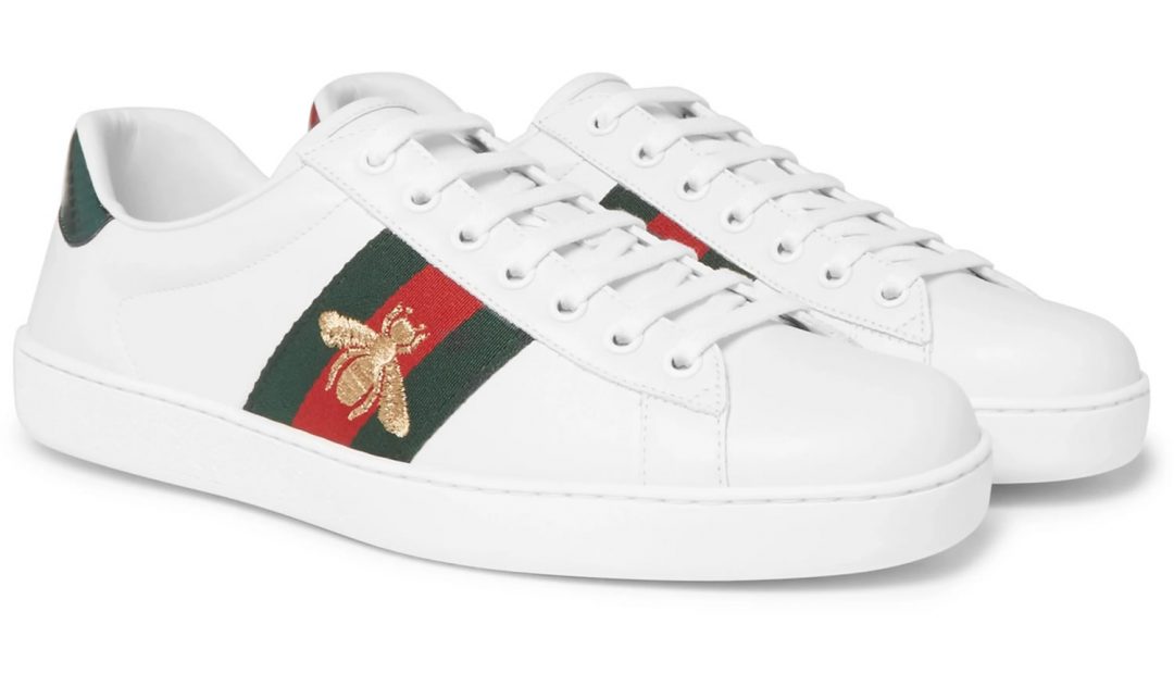 White clearance branded sneakers