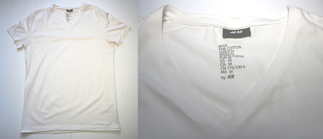 H&M High Street White Tee