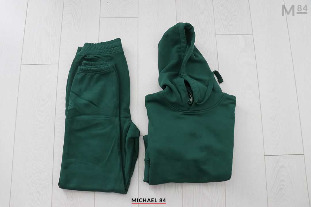 Blank Staples hoodie and joggers in green