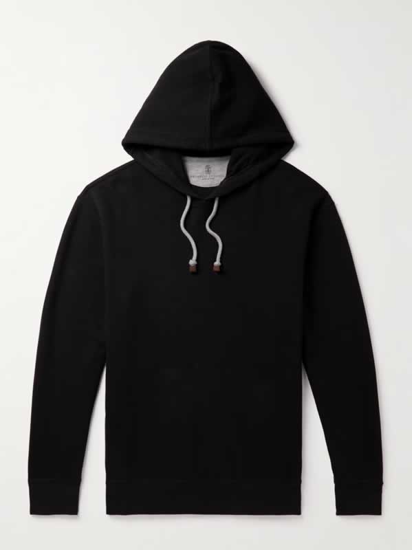 Brunello Cucinelli Hoodie In Black