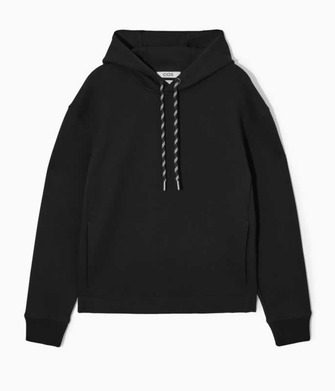 COS Hoodie In Black