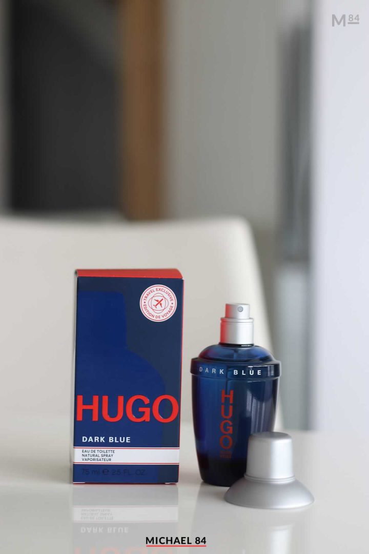 Hugo Dark Blue Fragrance Bottle