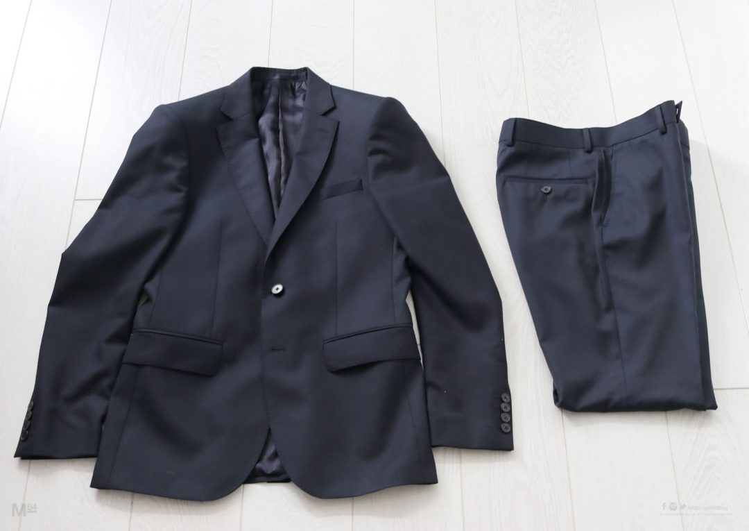 Navy suit for a night out