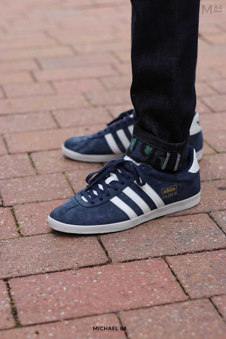 Kenzo Jeans And Adidas Gazelle Trainers