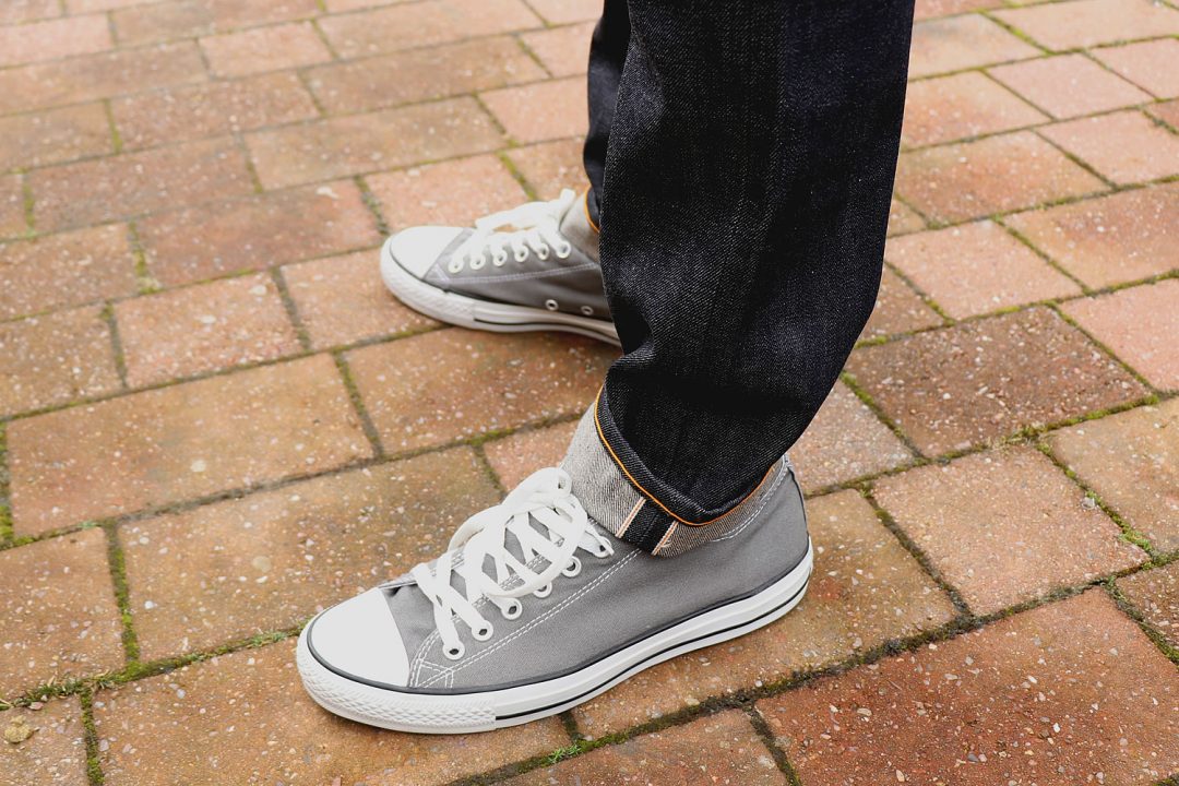 Grey Converse All Star Trainers