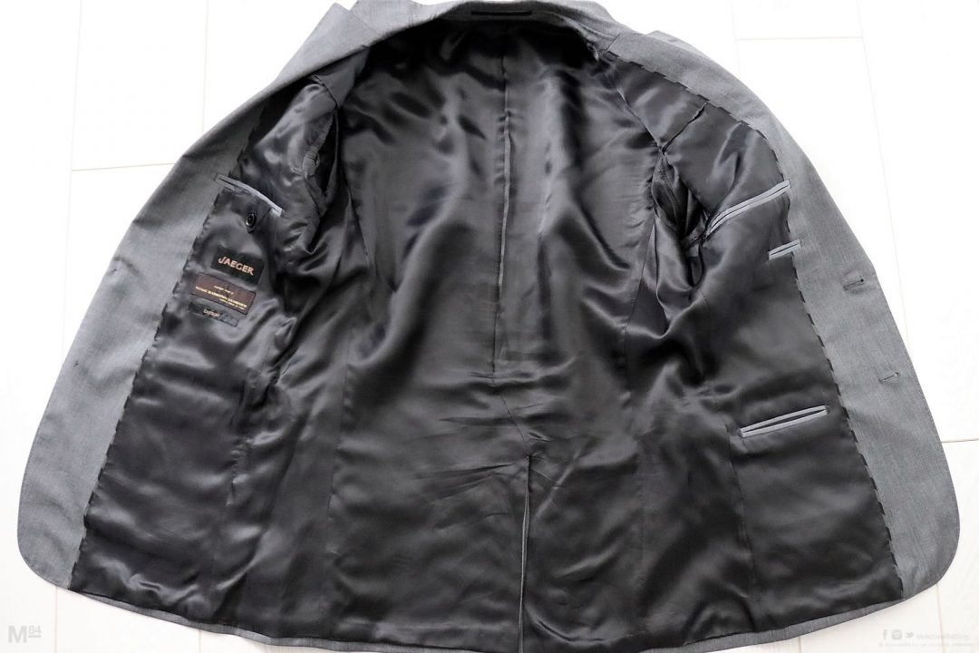 The Interior construction of a lined jacket