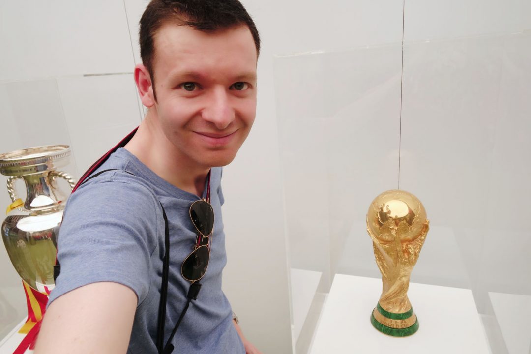 Me With The World Cup Trophy