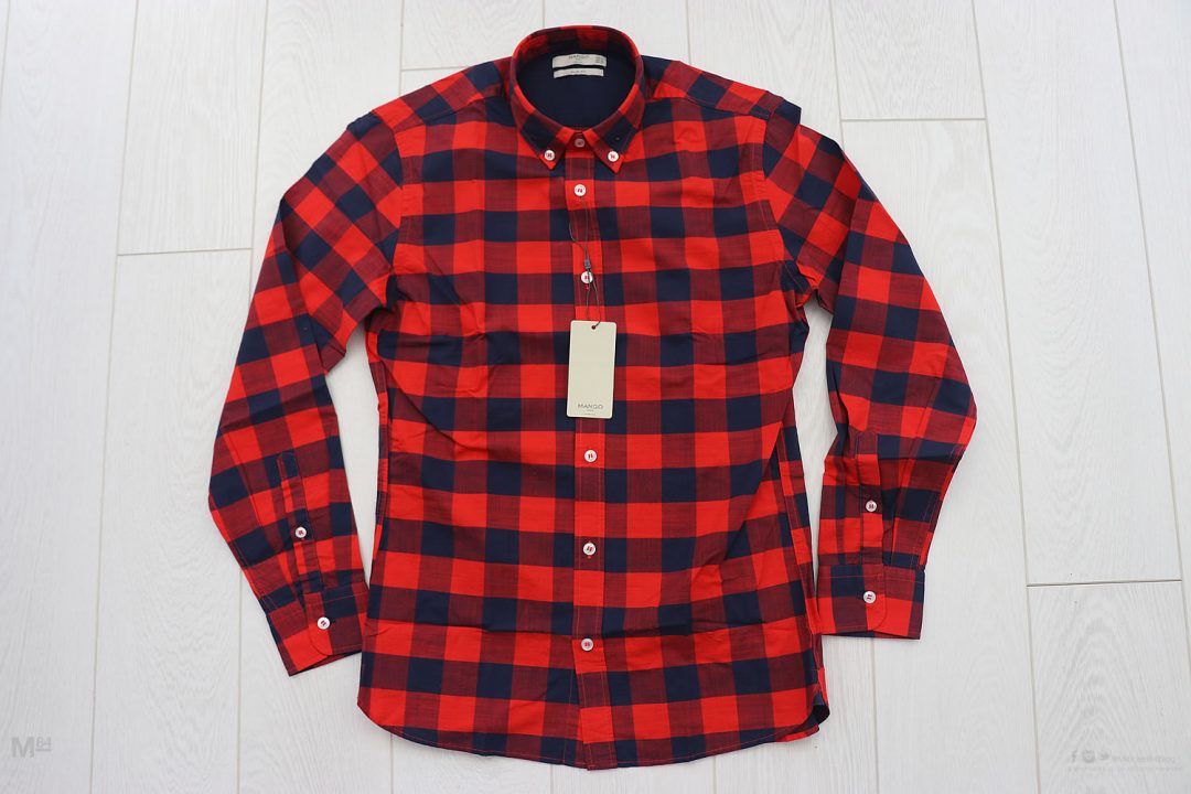 Check Pattern Mango Man Shirt