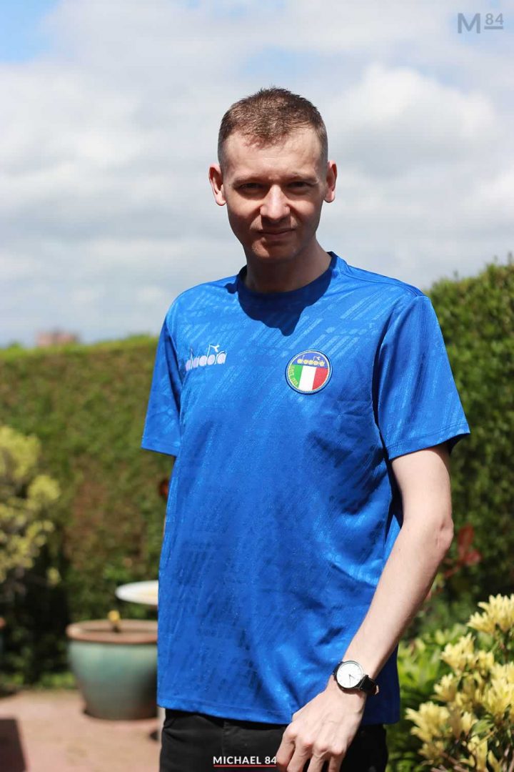 Outfit of the day - Wearing the Italy Diadora Shirt Inspired From 1994