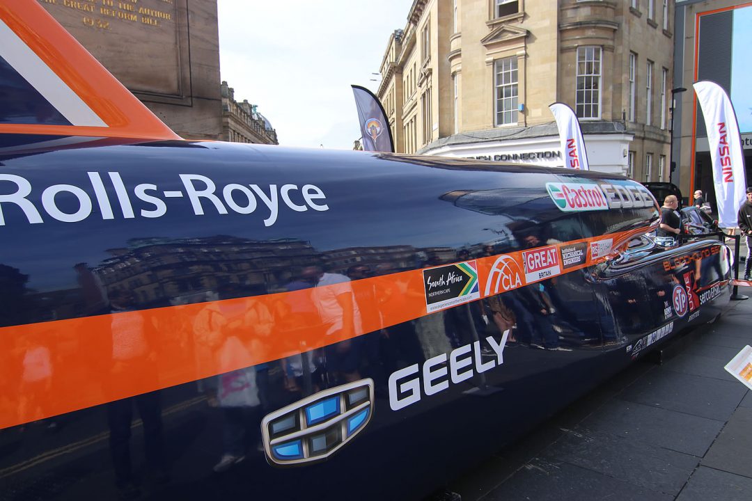 Saw the Bloodhound SSC Car at the Newcastle Car Show