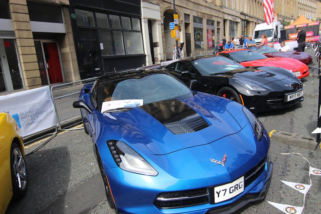 Corvette Display at Newcastle car show