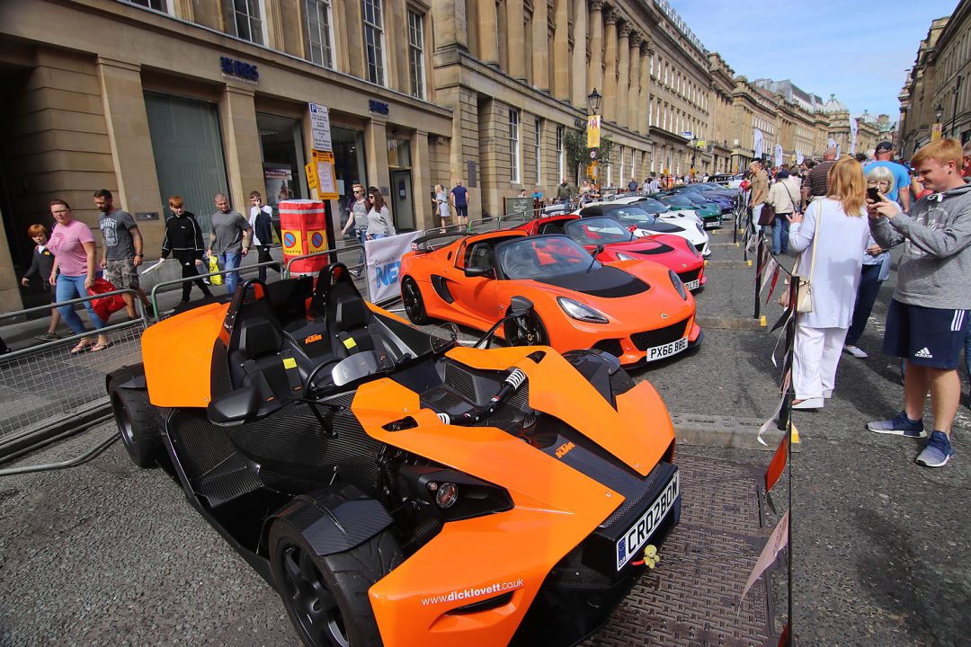 British Lotus Cars At Newcastle Car Show