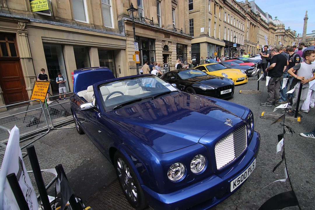 Posh Rolls Royce at NE1 Car Show