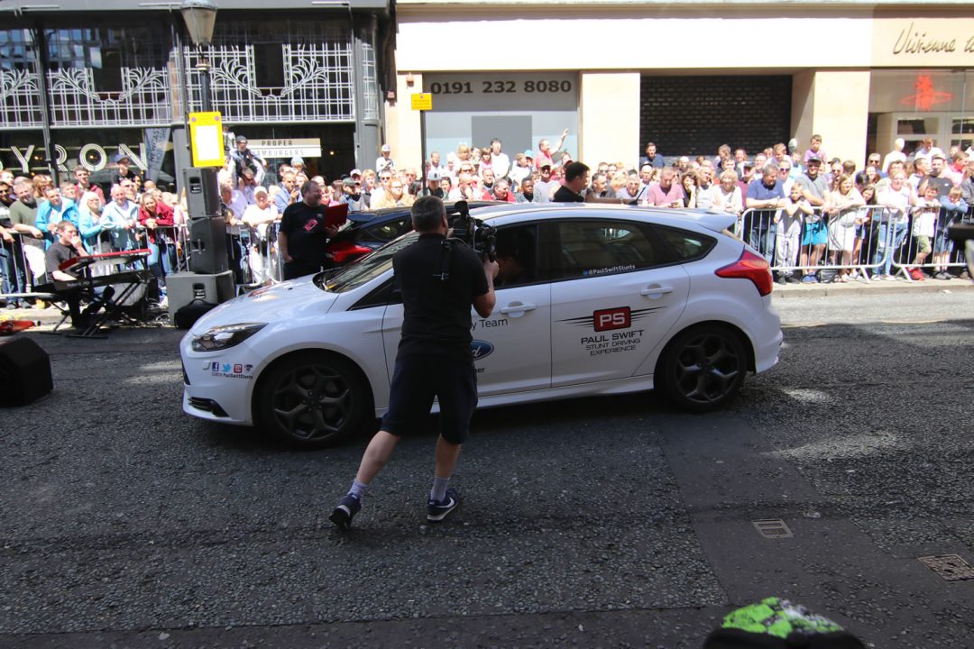 Paul Swift Stunts At NE1 Motor Show