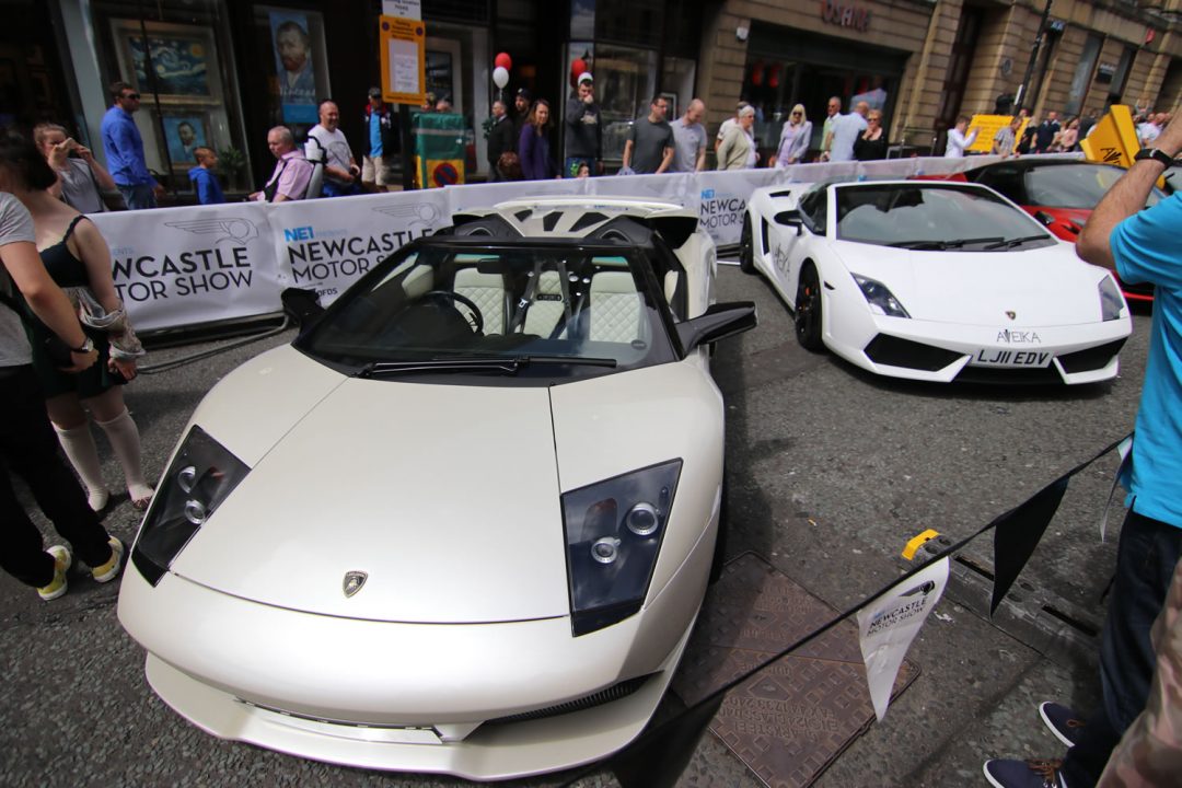 Lamborghini in silver