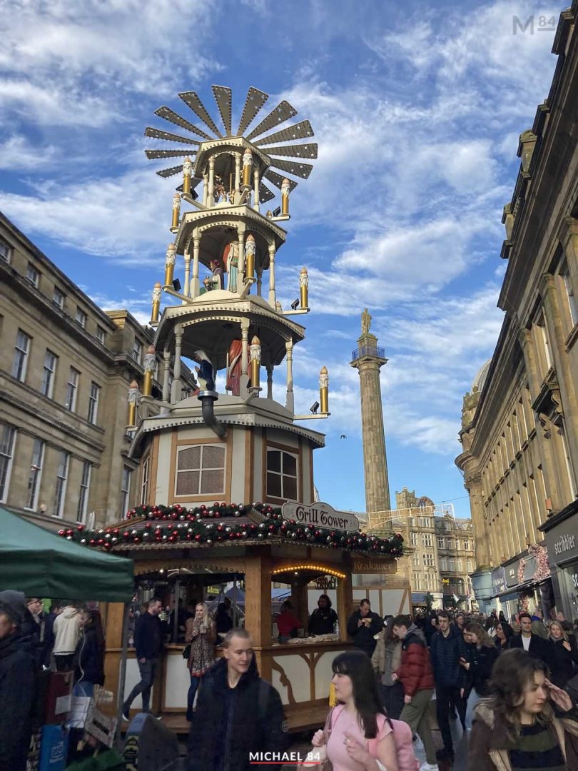 Tower Grill Newcastle Christmas Market On Grey Street