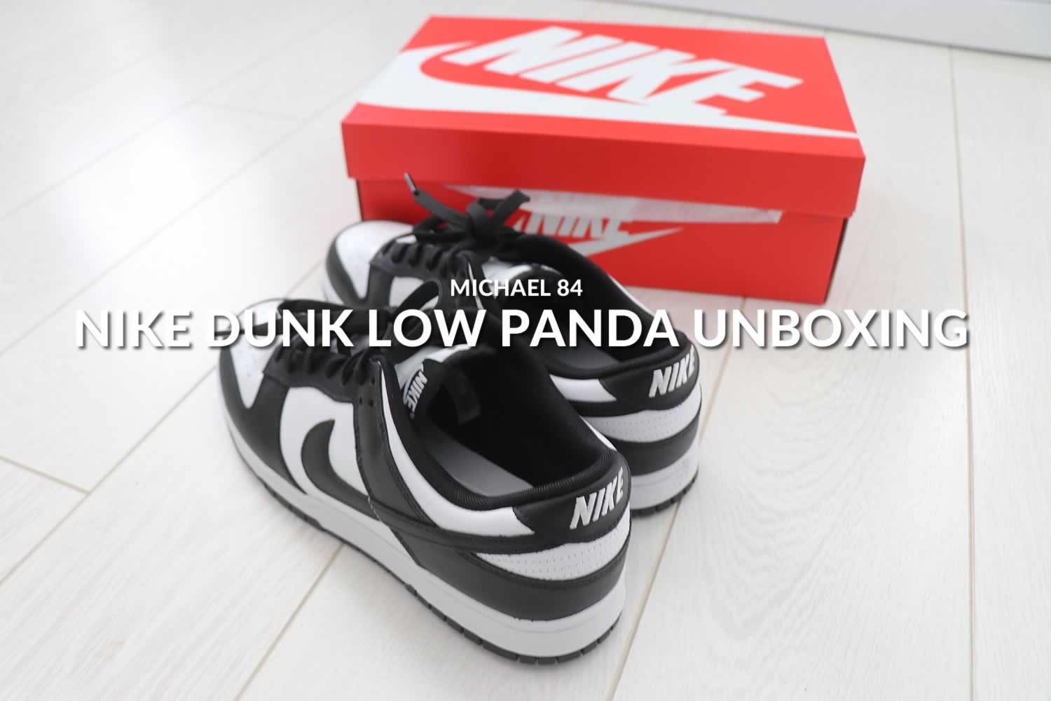 dunk panda on feet