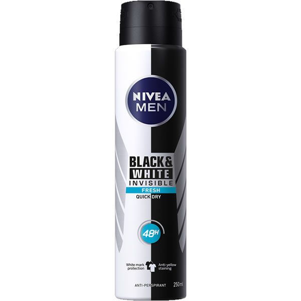 NIVEA Men Black And White Invisible Antiperspirant