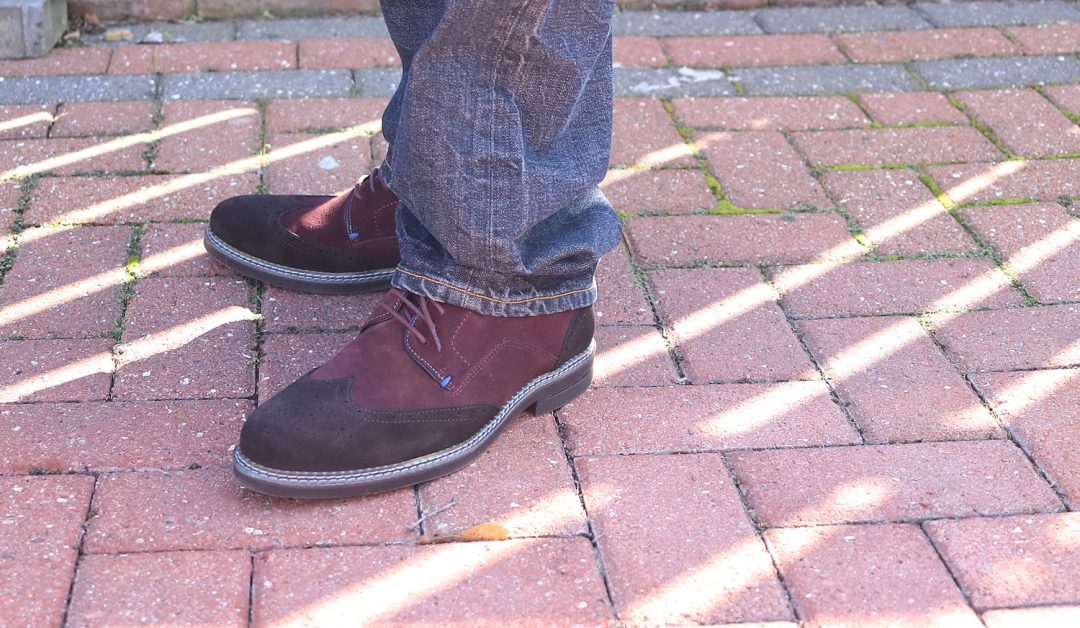 Close Up Of The Ted Baker Brogues