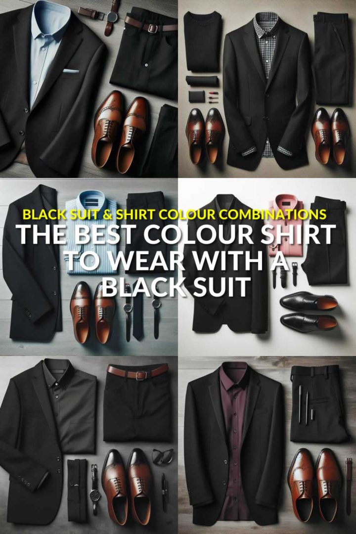 Black Suit And Shirt Colour Combinations