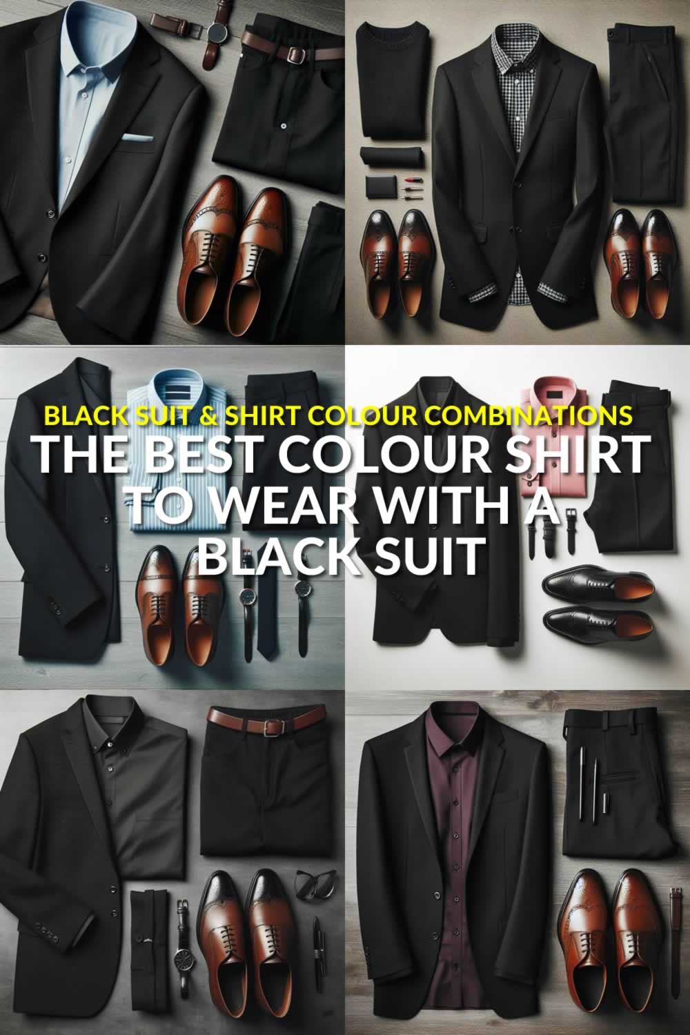 Black Suit & Shirt Colour Combinations Here's What Colour Shirt To — free download