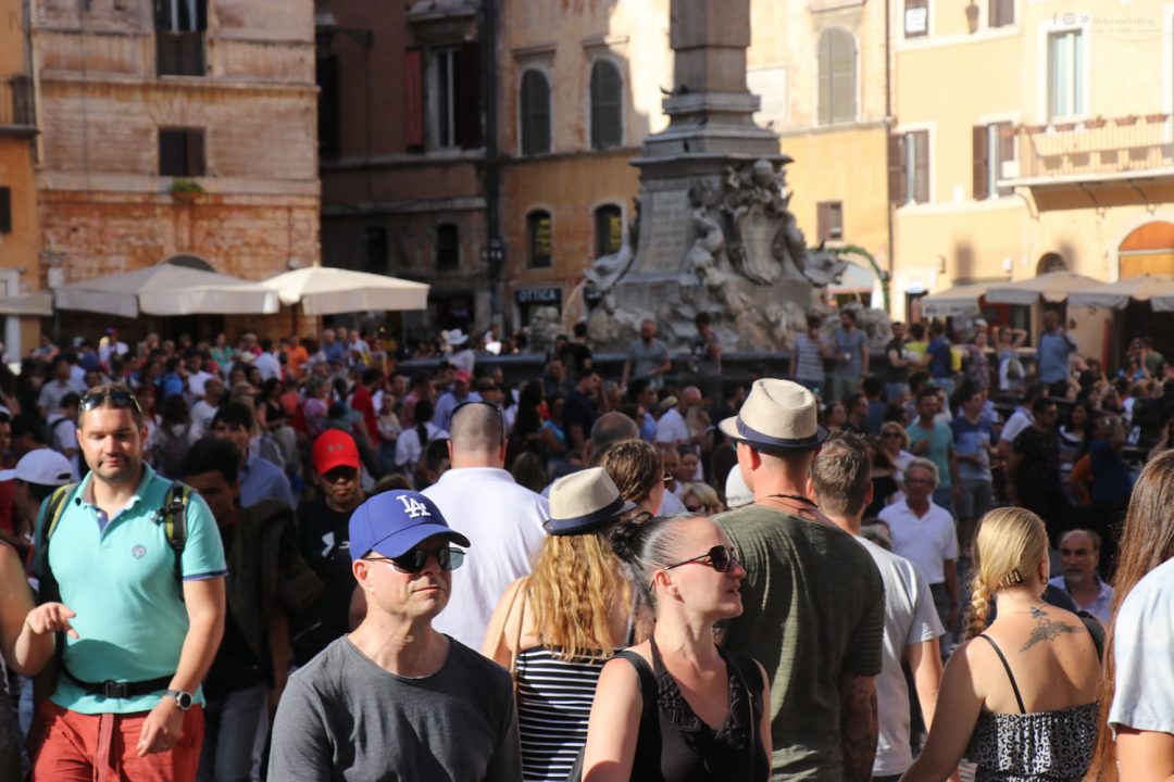 The Busy Streets Of Rome