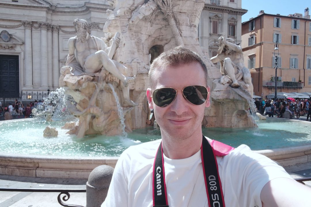 Selfie At The Piazza Navona